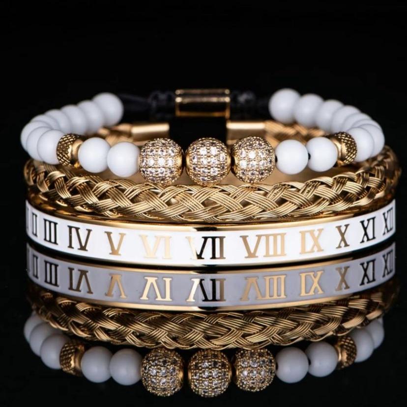 Leopard Head Roman Bracelet